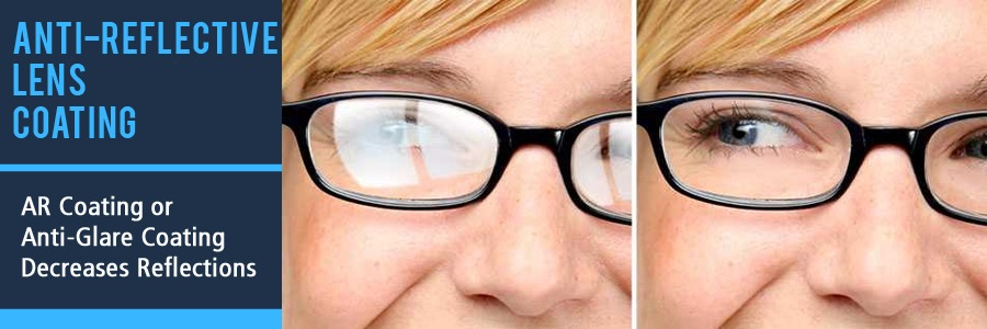 Anti-Reflective Glare Coating on Eyeglass Comparison