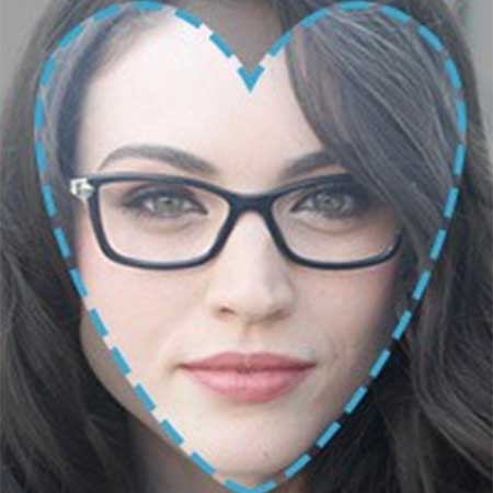 Heart Shape Face Eyeglasses